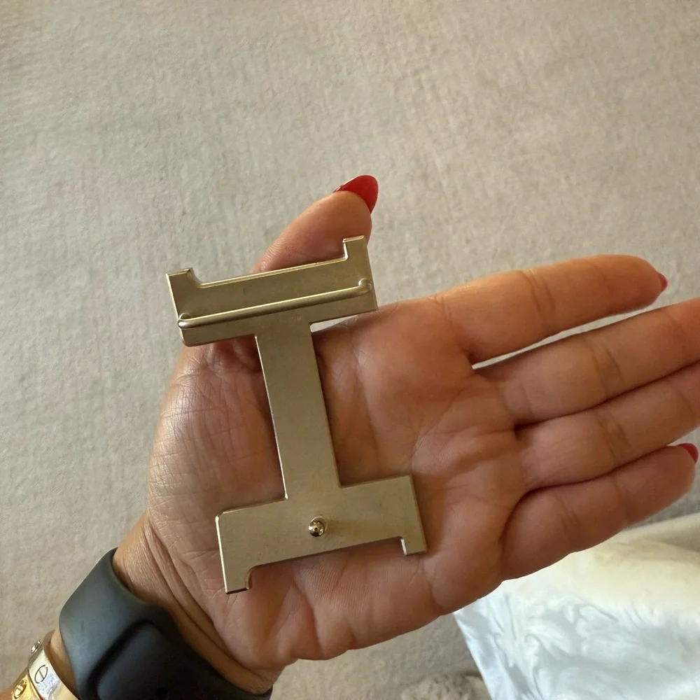 Hermes Black Leather Belt men’s - Picture 3 of 6